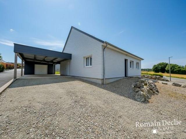 Maison de plain pied de 90m², 3 chambres & grand garage