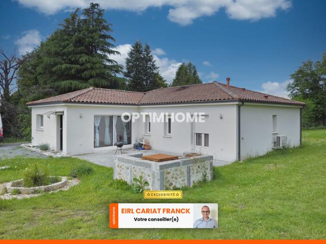 MAISON DE PLAIN PIED DE 120 M² AVEC TERRASSE, L’ENSEMBLE SUR 2370 M² DE TERRAIN CLOS