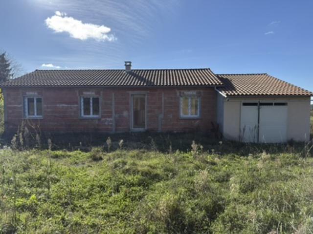 Maison de plain pied en construction