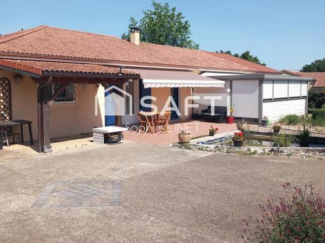 Maison de plain pied + Gite sur terrain de 3200m2