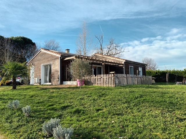 Maison de plain pied ossature bois côteaux d'Aiguillon