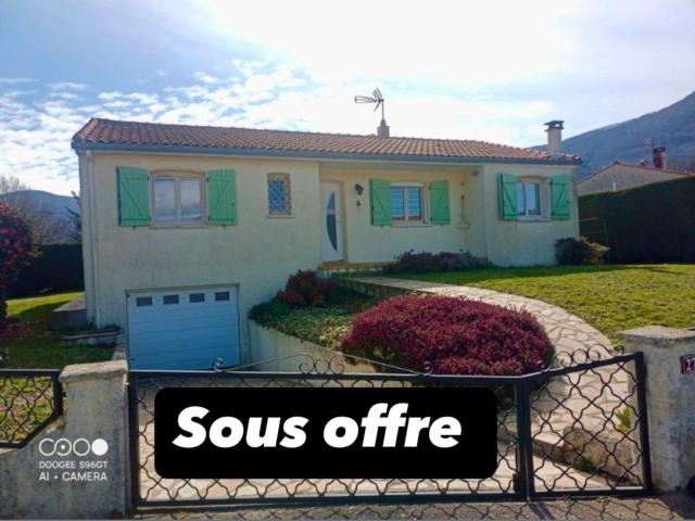 Maison de plain pied sur sous sol complet