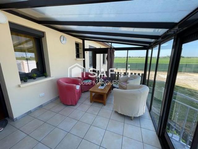 Maison de plain pied sur sous sol véranda 4P 98 m2