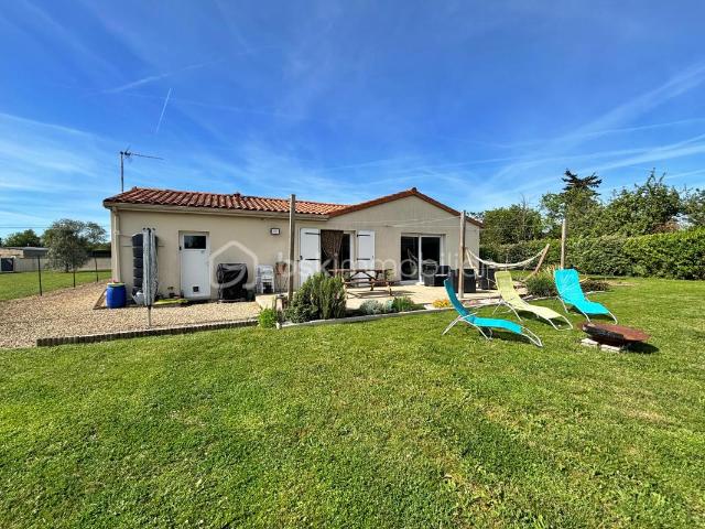 Maison de plein pied au cœur de la tranquillité !