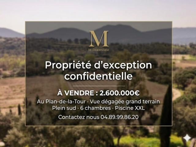 Maison de prestige de 350 m2 en vente Le Plan de la Tour, France