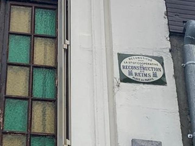 maison de quartier pur produit de la coopérative de reconstruction de Reims