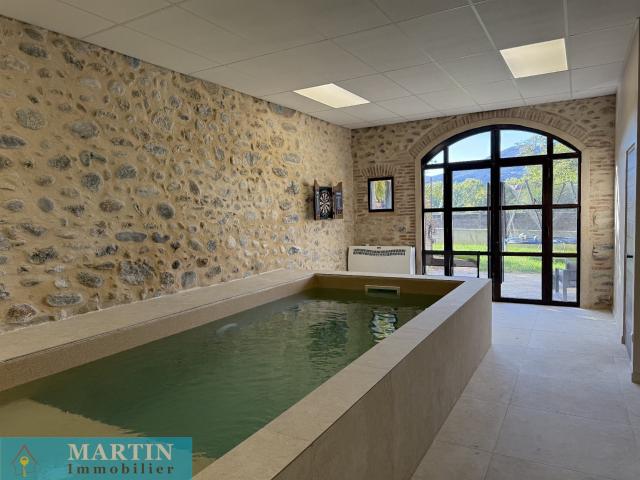 Maison De Village 5 Pieces Avec Piscine Intérieure Et Jardin 180m² Saint Jean Pla de Corts