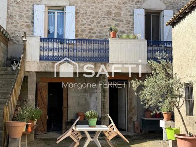 Maison de village 63 m² avec extérieur et dépendance de 45 m² aménageable