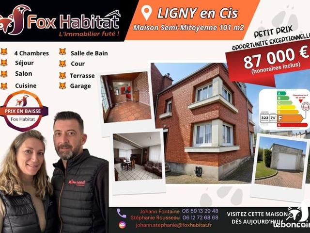 Maison 6 pièces 101 m²