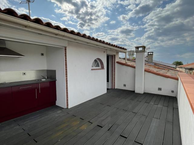 Maison de village T3 55 m2 avec toit terrasse