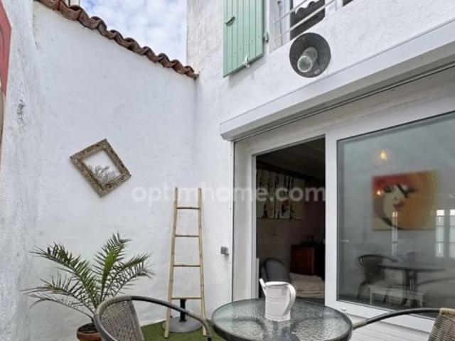 Maison de village A Saint Clement Des Baleines Avec Un Patio. 68m² Saint Clément des Baleines