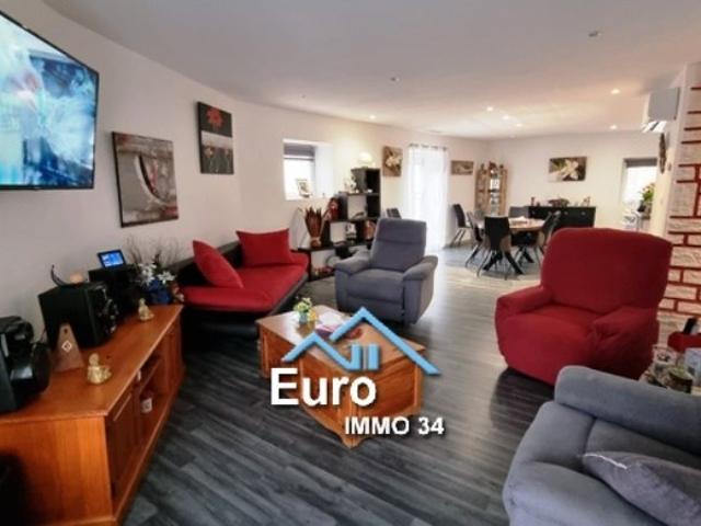 Maison de village avec grand garage 100m² Murviel lès Béziers