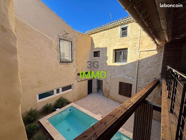 Maison de village avec piscine et jardin | PONT DU GARD| 113 m²