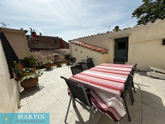 Maison De Village Avec Terrasse + Local Commercial 202m² Céret