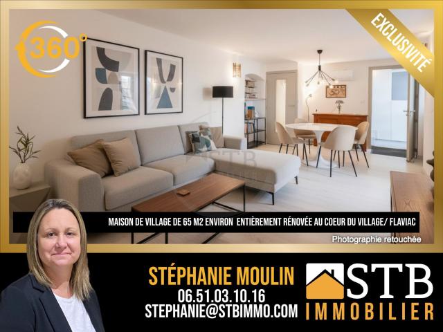 Maison de village de 65m2 65m² Flaviac