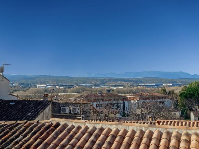 Maison de village moderne à personnaliser avec superbe terrasse rooftope 3 pièces, double garage, ROUSSET 13, sainte victoire