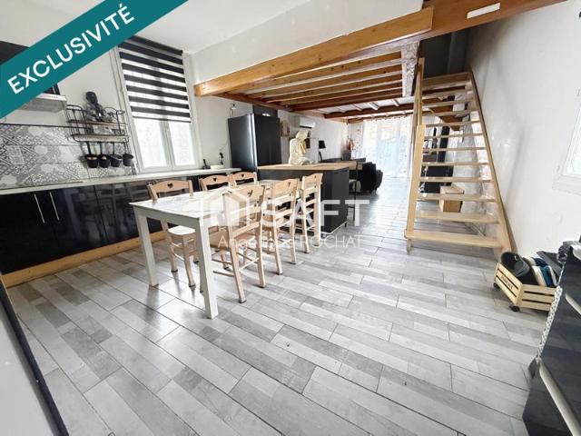 Maison de village R+1 T4 sur Espondeilhan avec terrasse