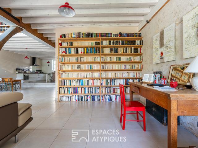 Maison de village rénovée et son jardin
