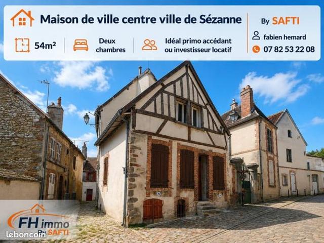 Maison de ville 3 pièces 56 m²