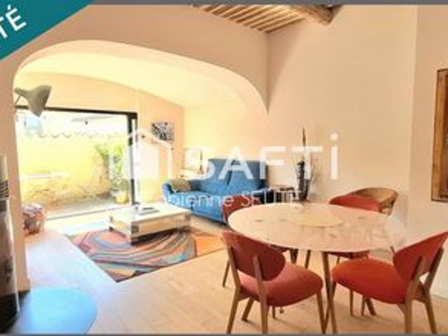 maison de ville 105 m2, 3 pièces, rénovée, 2 terrasses