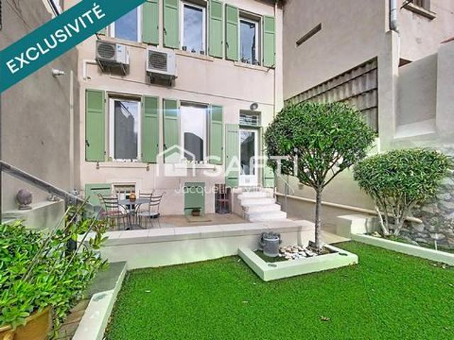 Maison de ville 163 m², 5 chambres, avec jardin, proche des Caillols