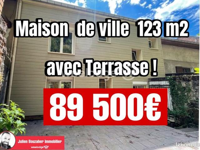 Maison de ville 7 pièces 123 m²