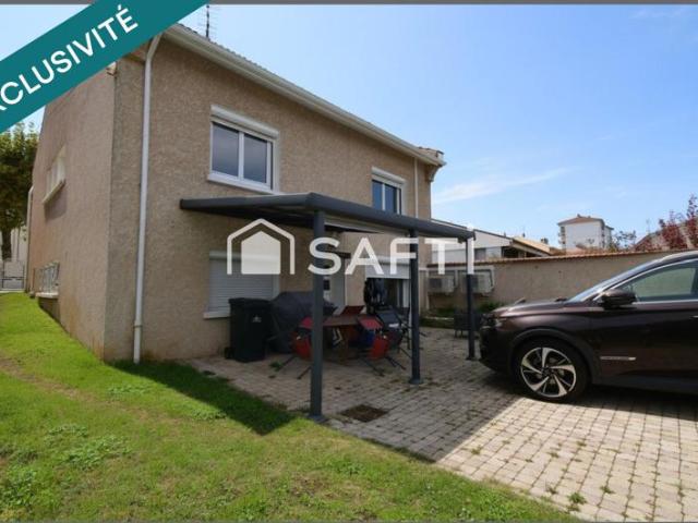 Maison de ville 4 Pièces 126 m²,avec terrasse pergola,garage et jardin