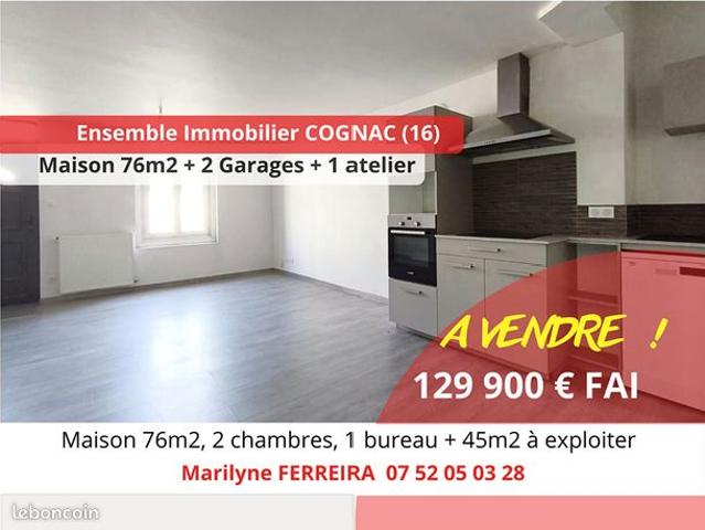 Maison de ville 4 pièces 76 m²