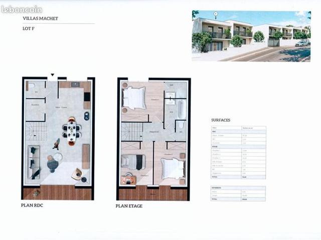 Maison de ville 4 pièces 92 m²