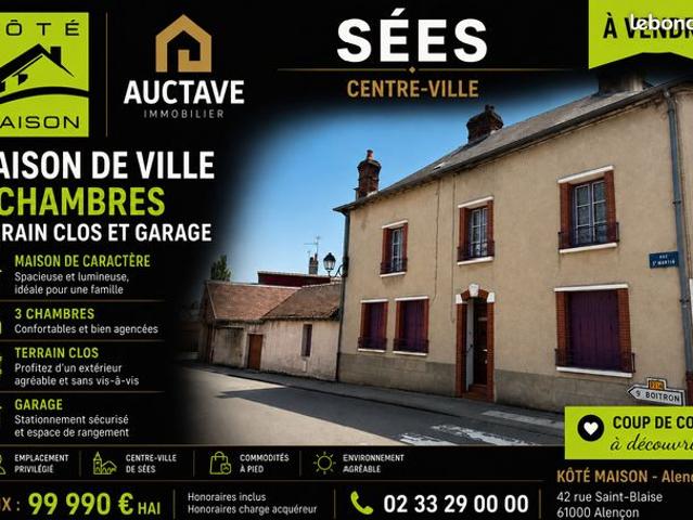 Maison de ville 5 pièces 87 m²
