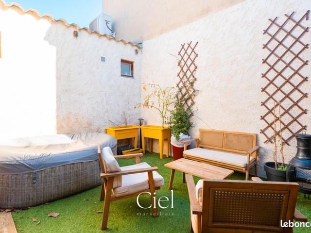 Maison de ville à la Blancarde avec terrasse