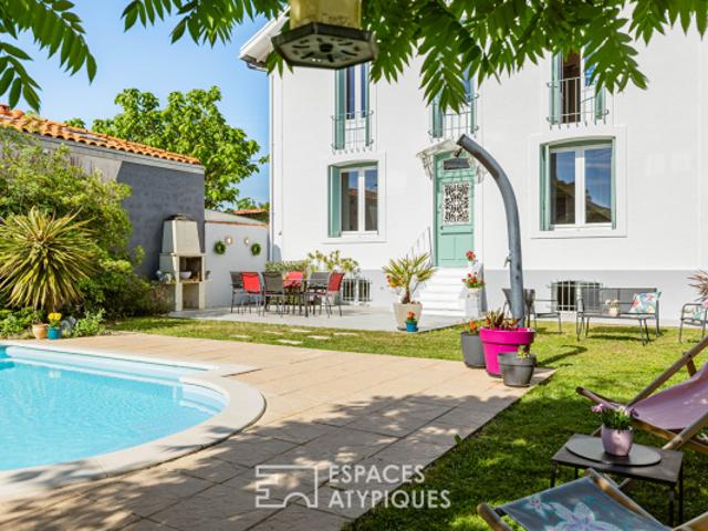 Maison de ville au charme intemporel, véritable cocon familial