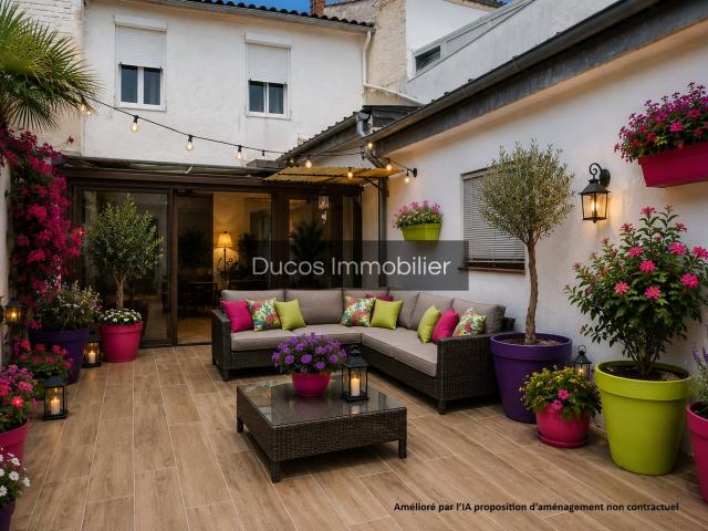 Maison de ville avec un extérieur