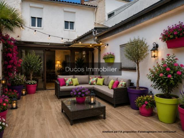 Maison de ville avec un extérieur