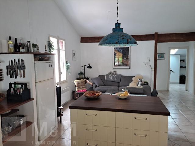 Maison de ville avec grande terrasse et un garage 65m² Axat