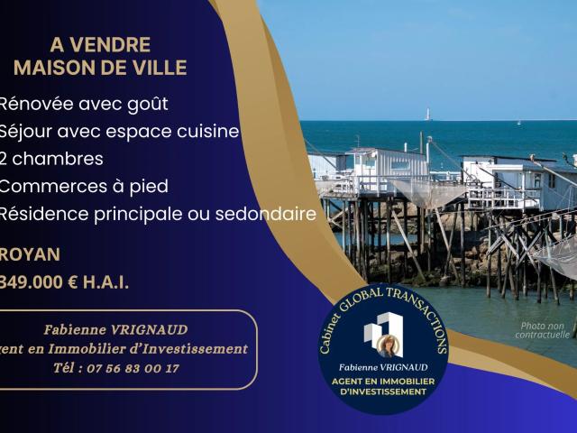 Maison rénovée 138 m² SAINT GEORGES DE DIDONNE