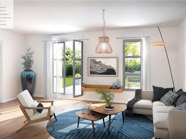Maison de ville T4 traversante avec jardin
