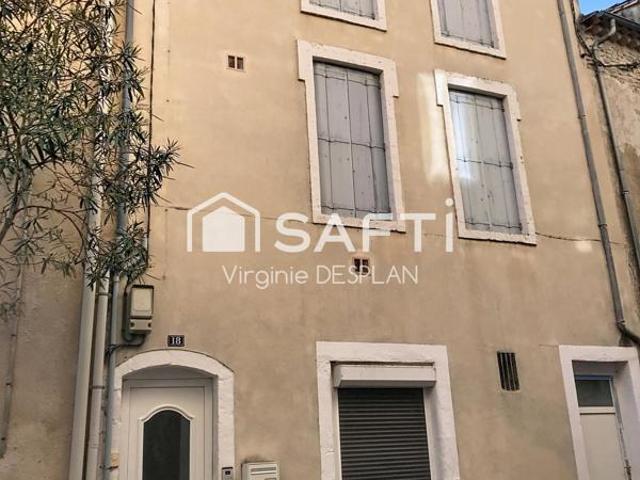 Maison de ville traversante