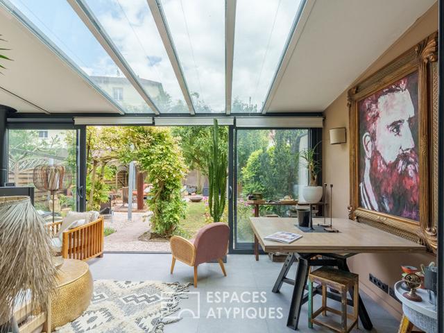 Maison des années 50 rénovée esprit loft