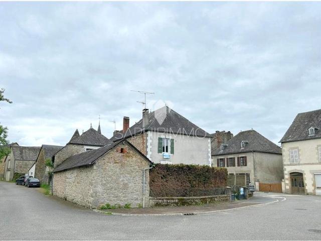 Maison d'habitation et ancien local professionnel 93m² Lapleau