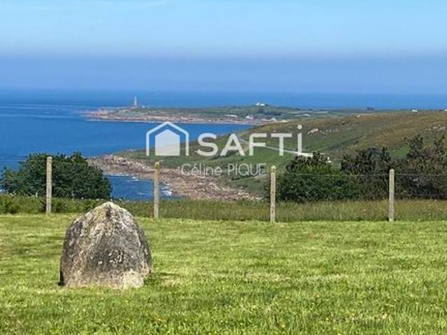 Maison d'habitation et gîte vue mer de toutes les pièces avec grand terrain