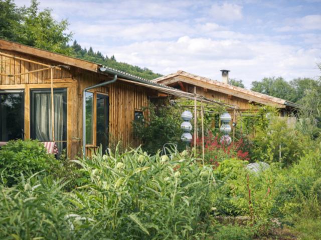 Maison en bois avec vue à couper le souffle