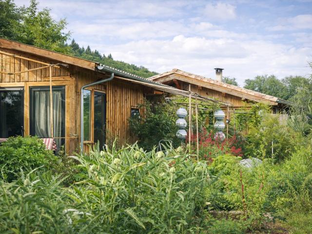 Maison en bois avec vue à couper le souffle