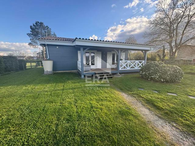 Maison en bois plain pied à vendre à Moulin Neuf, montpon menesterol 24700 individuelle
