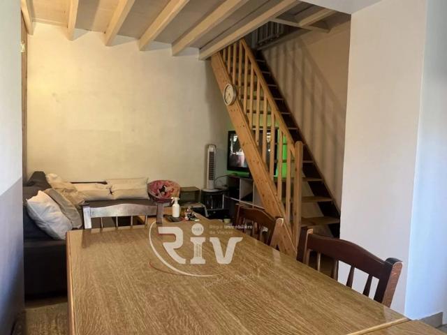 Maison en duplex de 58.60m² avec garage et jardin clos Les Roches de Condrieu