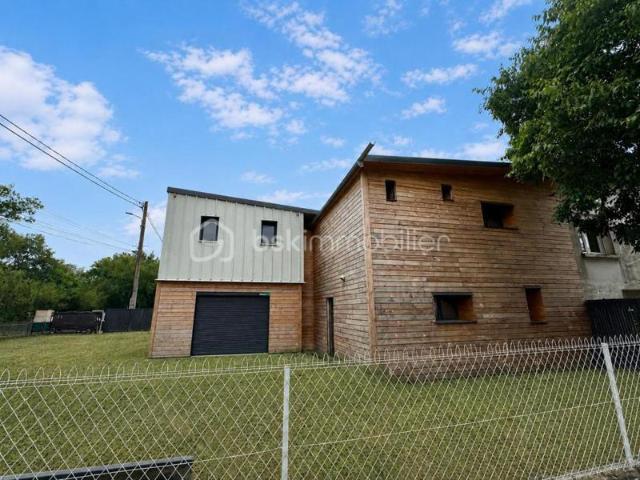 Maison en ossature bois à terminer