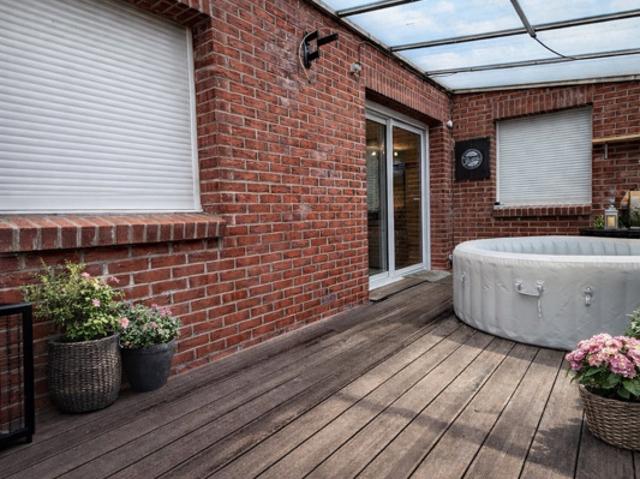 Maison en semi plain pied,jardin,garage