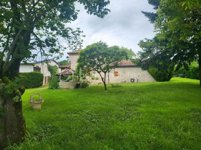 MAISON EN PIERRE+ MAISON LOCATIVE HANGAR ET DEPENDANCES SUR PARCELLE DE 8000 m²