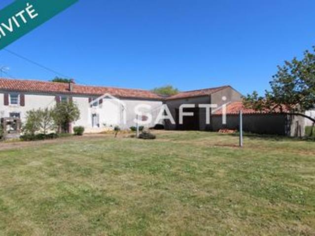 MAISON EN PIERRE AVEC DÉPENDANCES ET TERRAIN