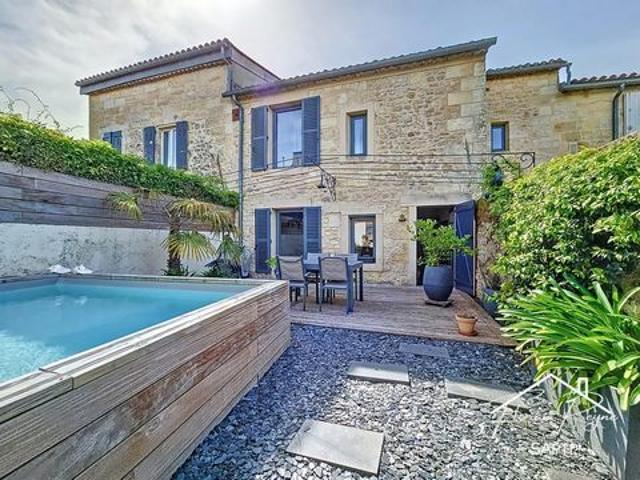 Maison en pierre avec piscine et cachet unique